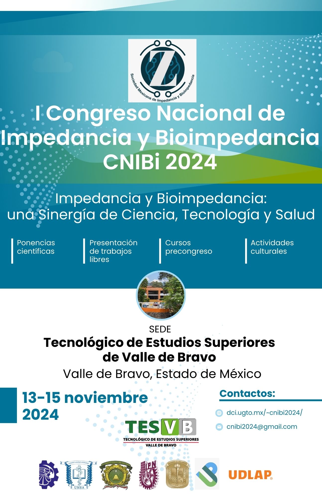 I Congreso Nacional de Impedancia y Bioimpedancia CNIBi 2024